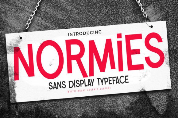 Normies: The Textured Sans Serif with Authentic Character