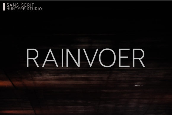 Rainvoer: A Modern Sans Serif for Impactful Design